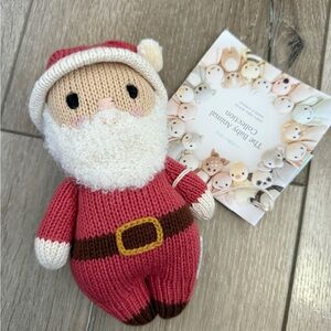 Festive Knit Santa Doll - Red and White